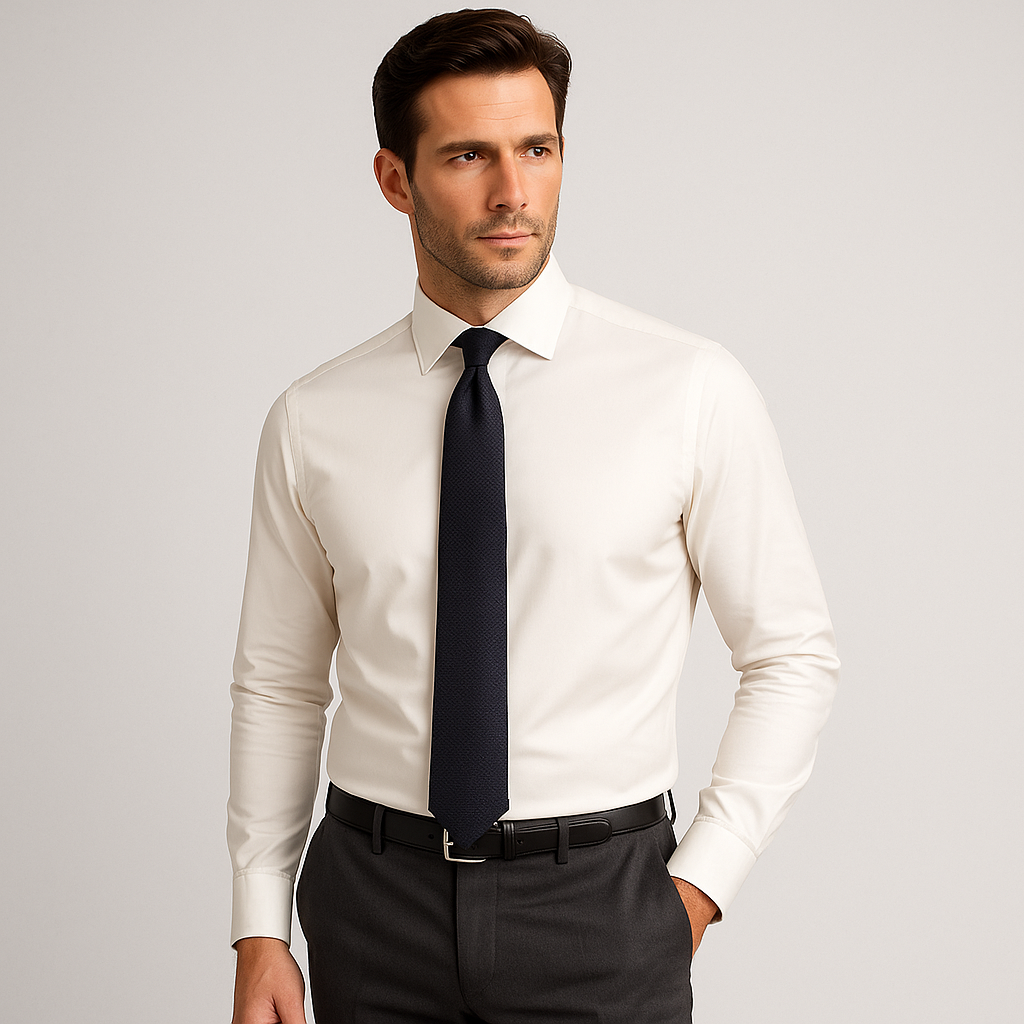 Camisa Oeste Hueso — Poplin