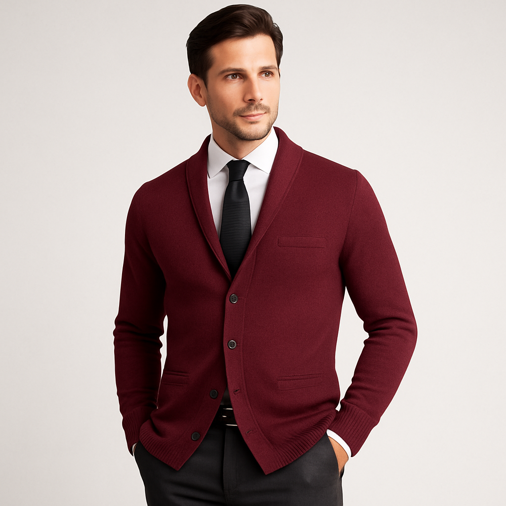 Cardigan Sierra Bordó