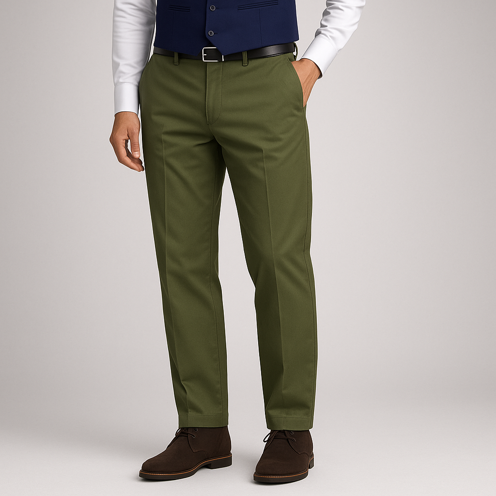 Chino Aurora Verde Oliva