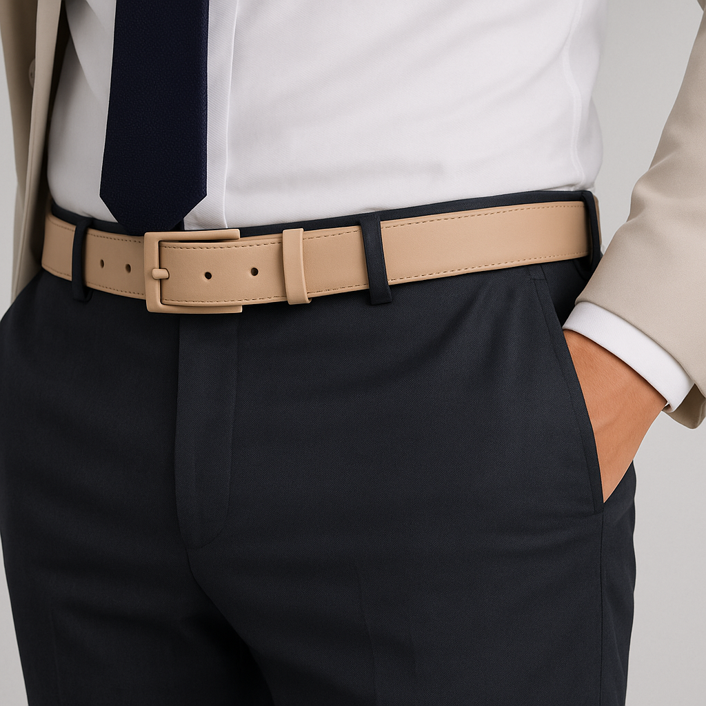Cinturón Cobalto Beige